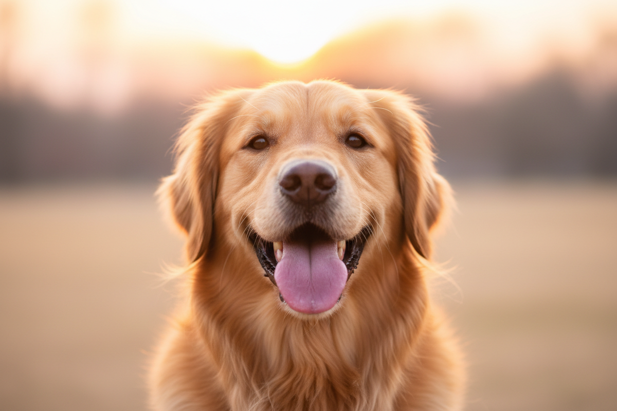 Happy dog